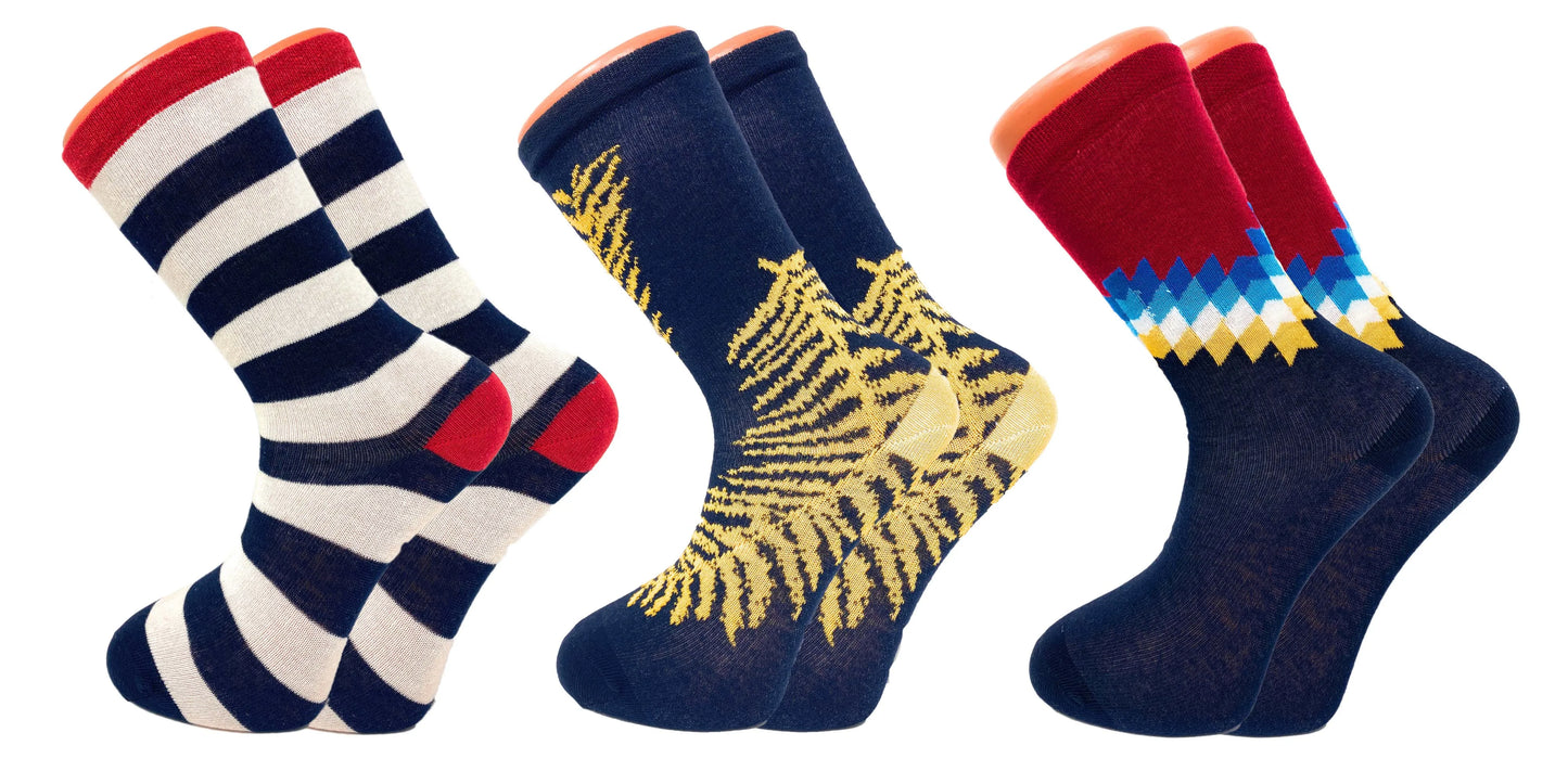 Cotton Crew Dress Socks