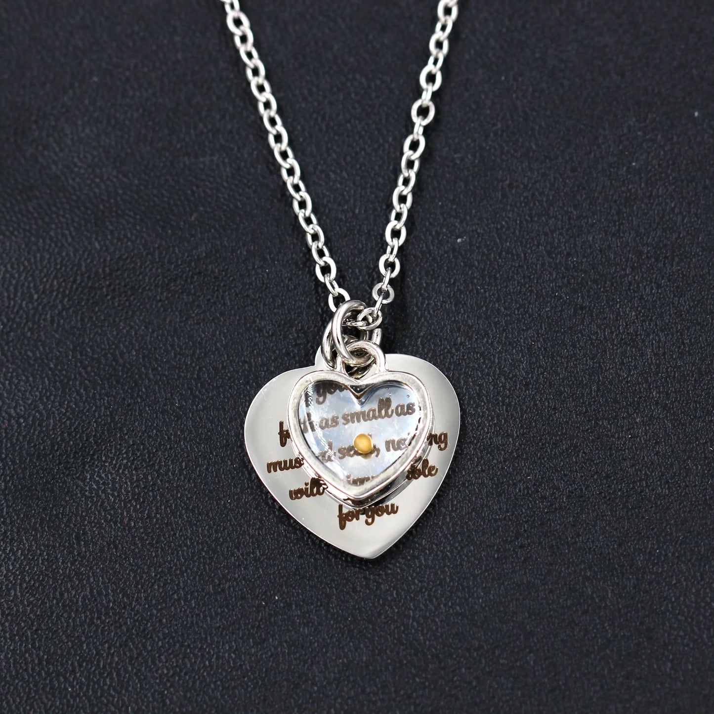 Heart Shaped Stainless Steel Religion Jewelry