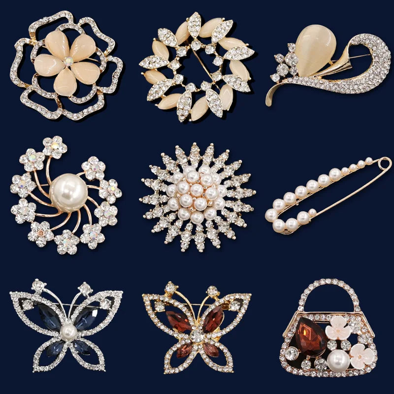 Elegant Metal Brooch