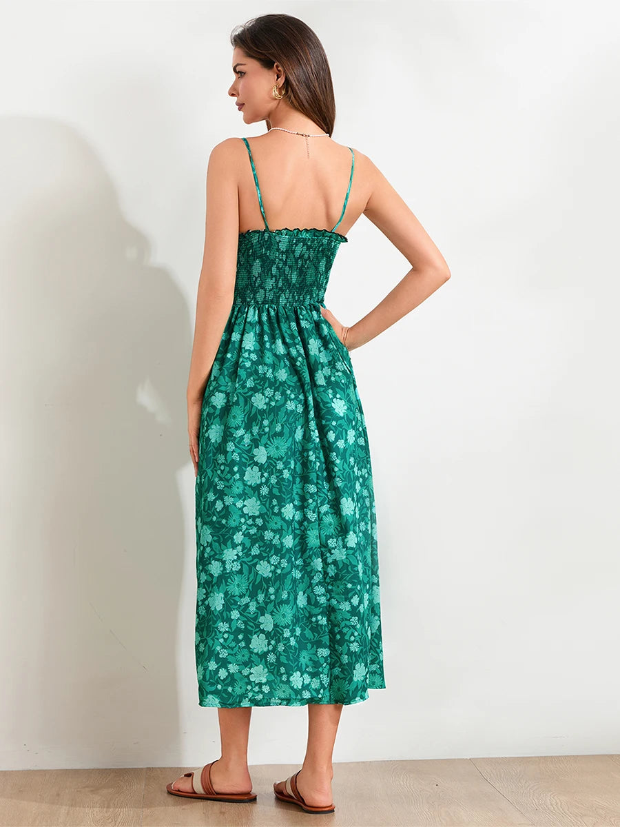 Elegant A-Line Maxi Dress
