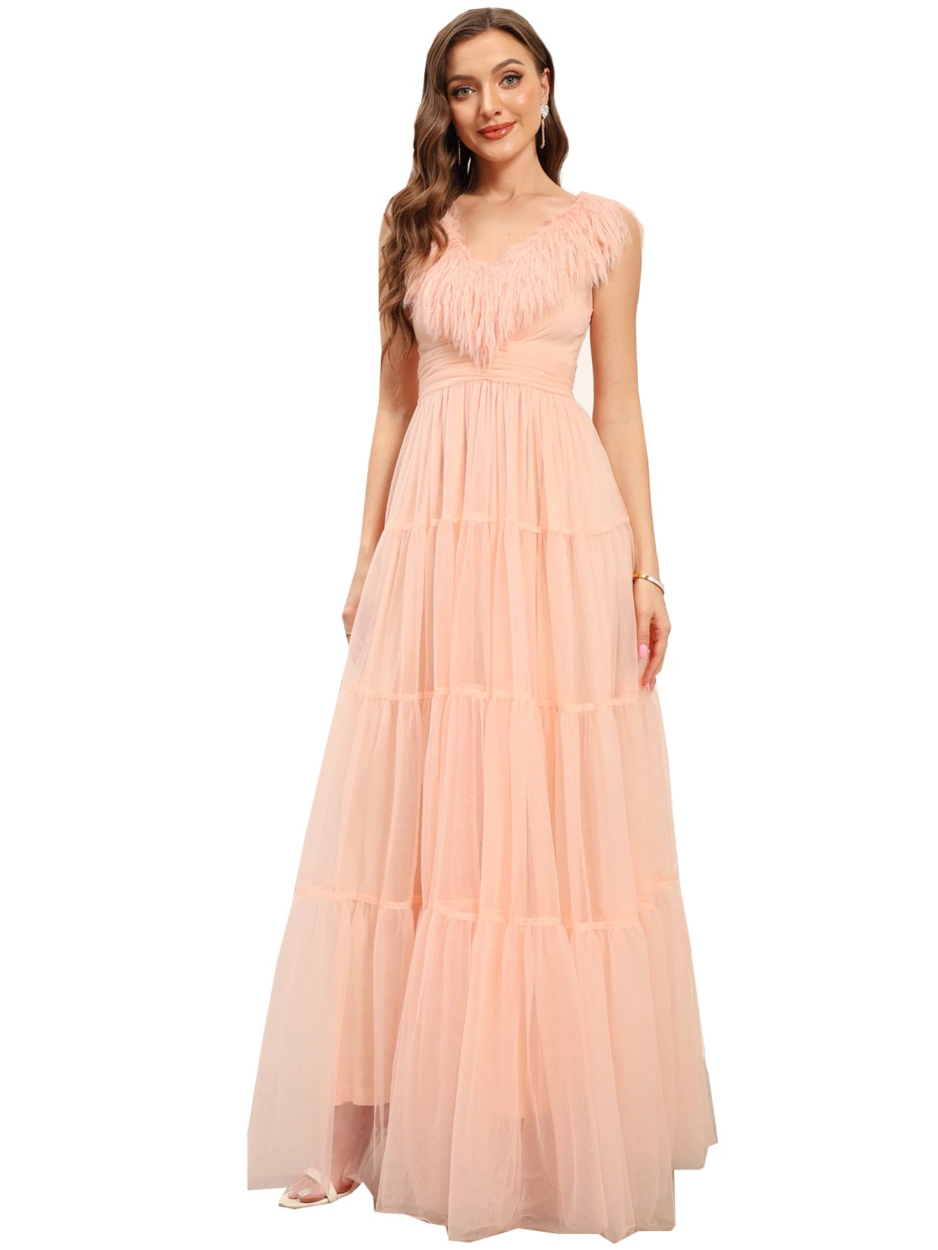 Elegant Pink Prom Dresses For Formal Occasions Spaghetti Straps Floor-Length Wedding Party Dress Evening Wear Robes Vestidos