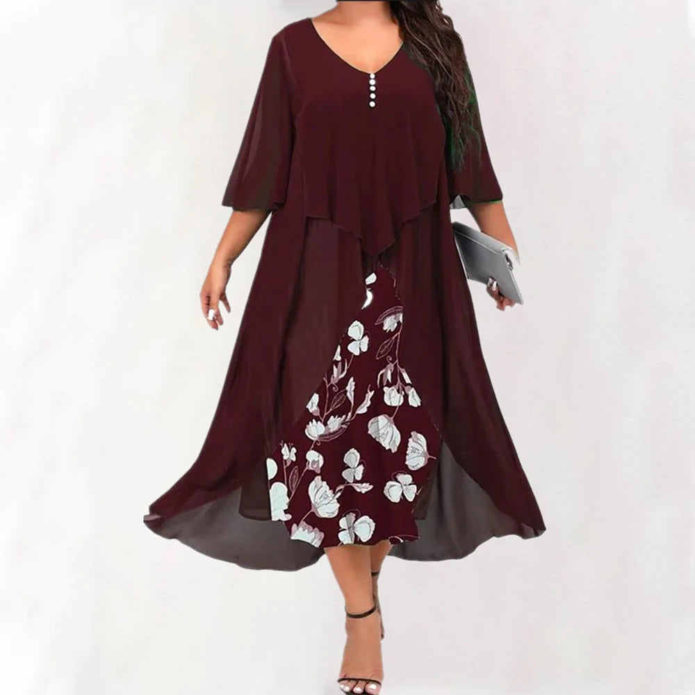Summer Plus Size Black Dress