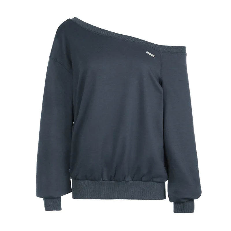 Sexy Off Shoulder Sweatshirt