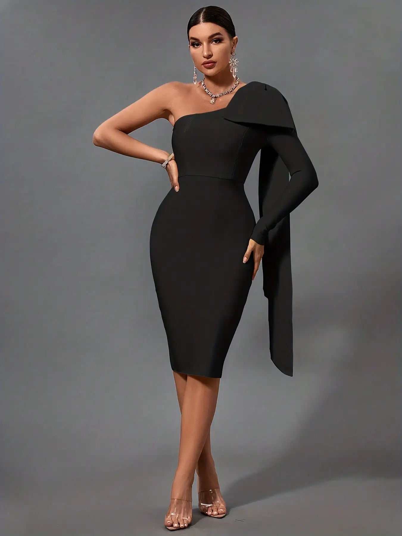 Bandage Dress Black Bodycon Dress
