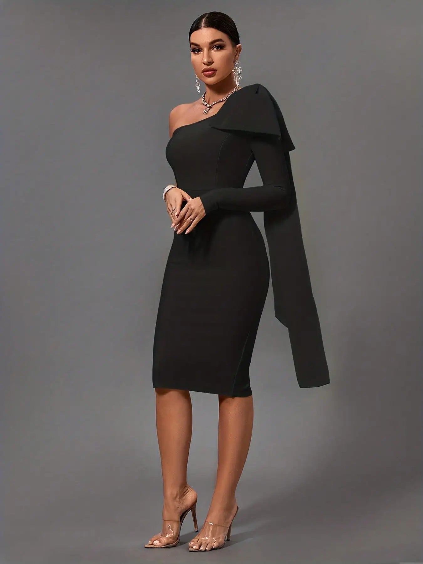 Bandage Dress Black Bodycon Dress