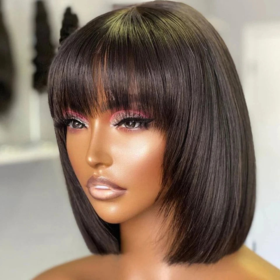 Straight Bob Human Hair Wig