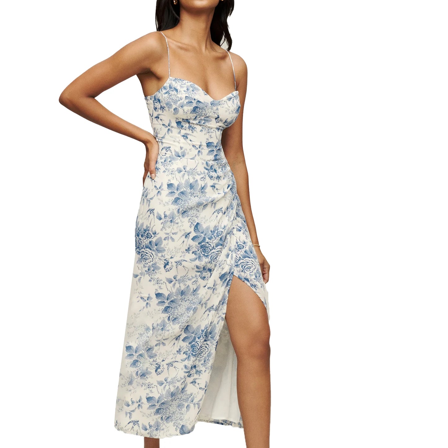 Floral Sleeveless Dress Cocktail Beach Streetwear
