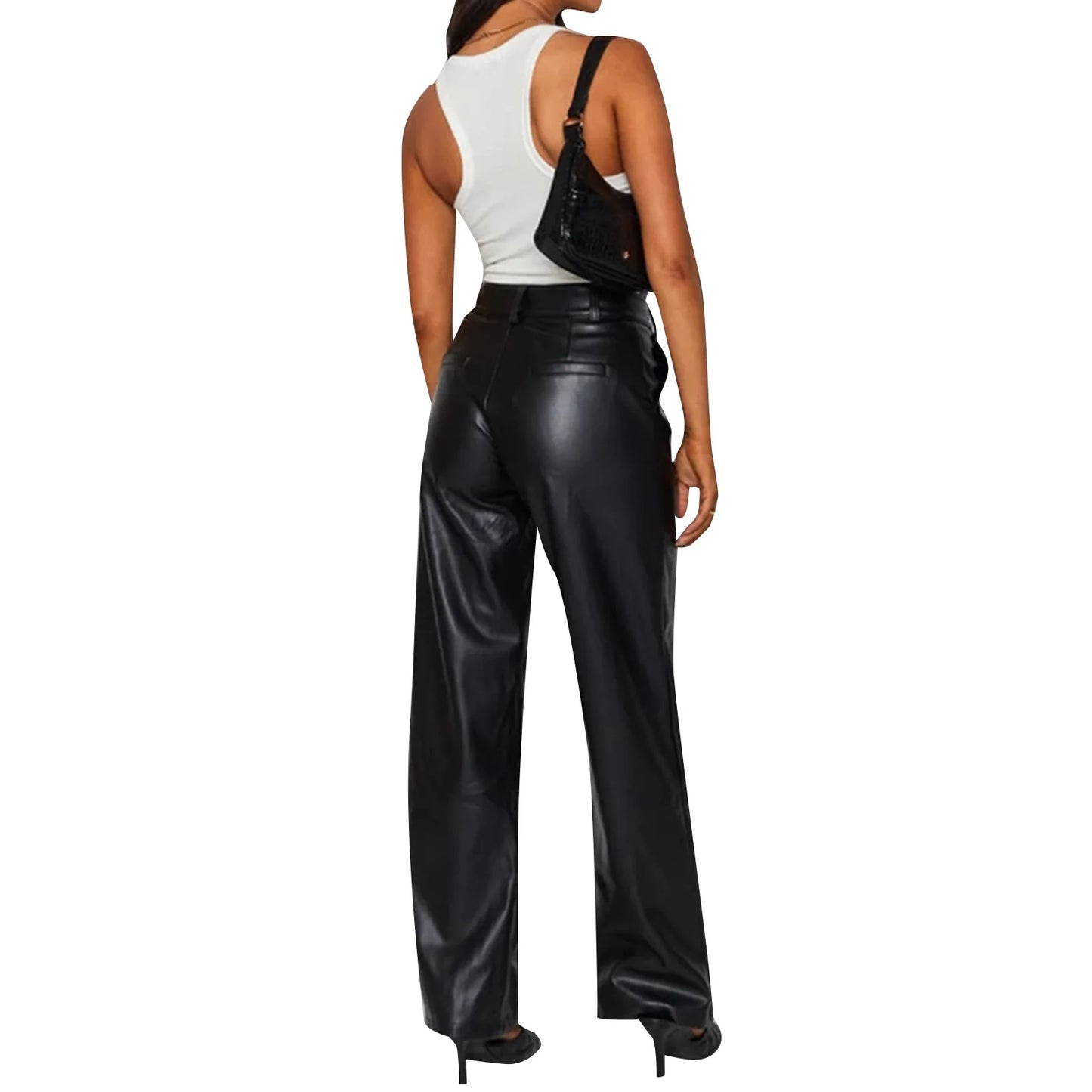 Womens Casual Loose Fit Trousers
