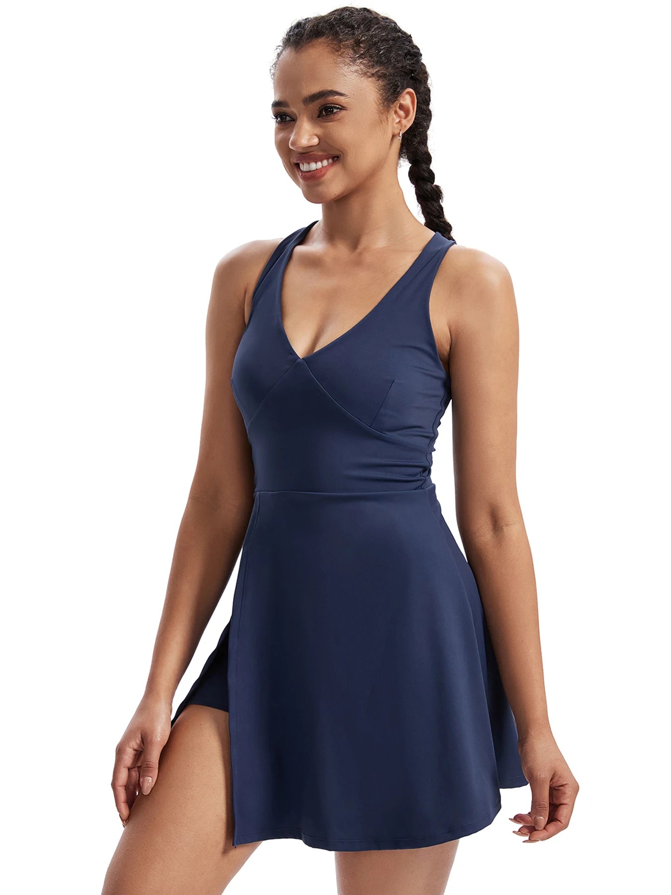 Workout Dress Built-in Shorts