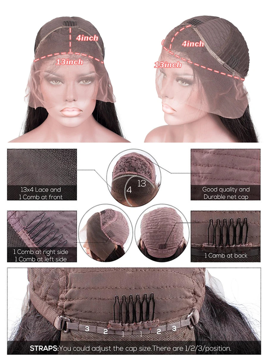 Brazilian Blue Colored Wigs For Women
