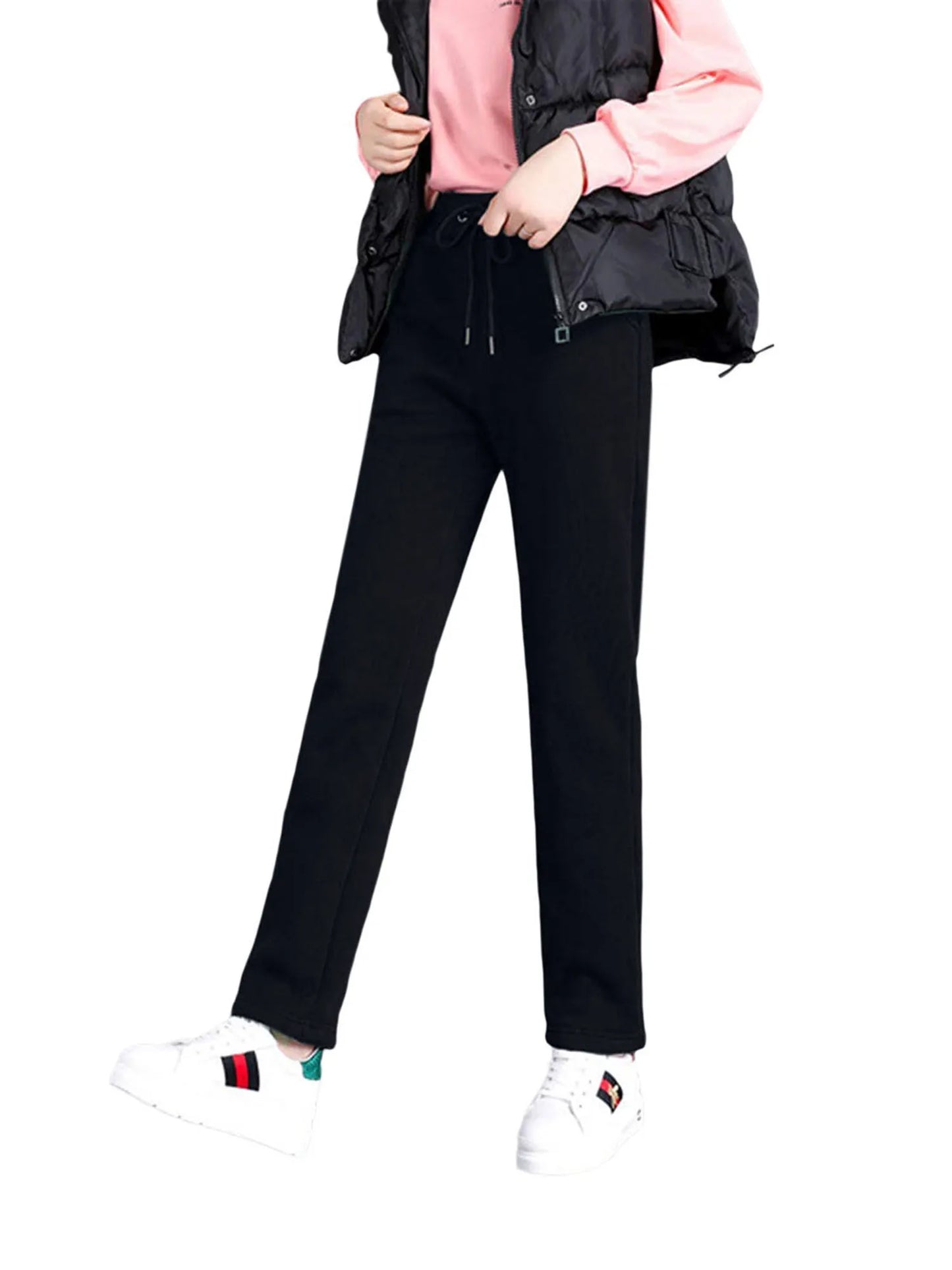 Women Fleece-Lined Jogger Pants