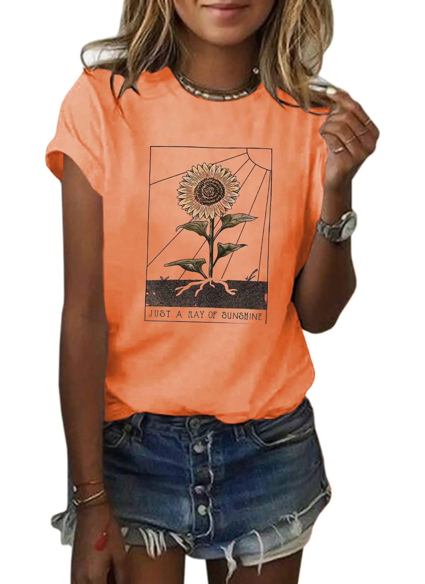 Womens Print Casual Tee