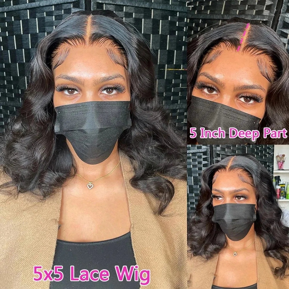 Body Wave Bob Brazilian Human Hair Wig