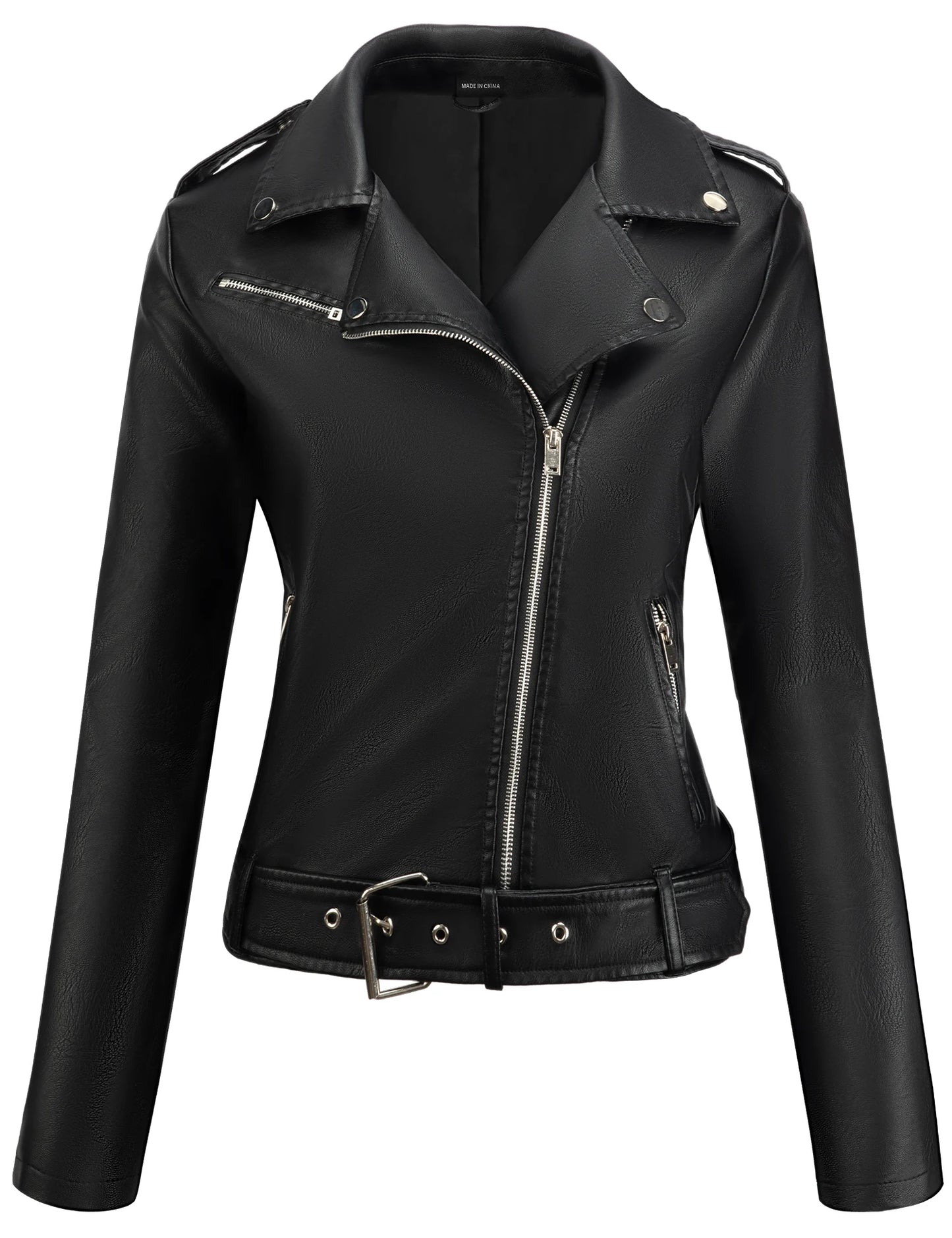 URBEST Women's Faux Leather Jacket