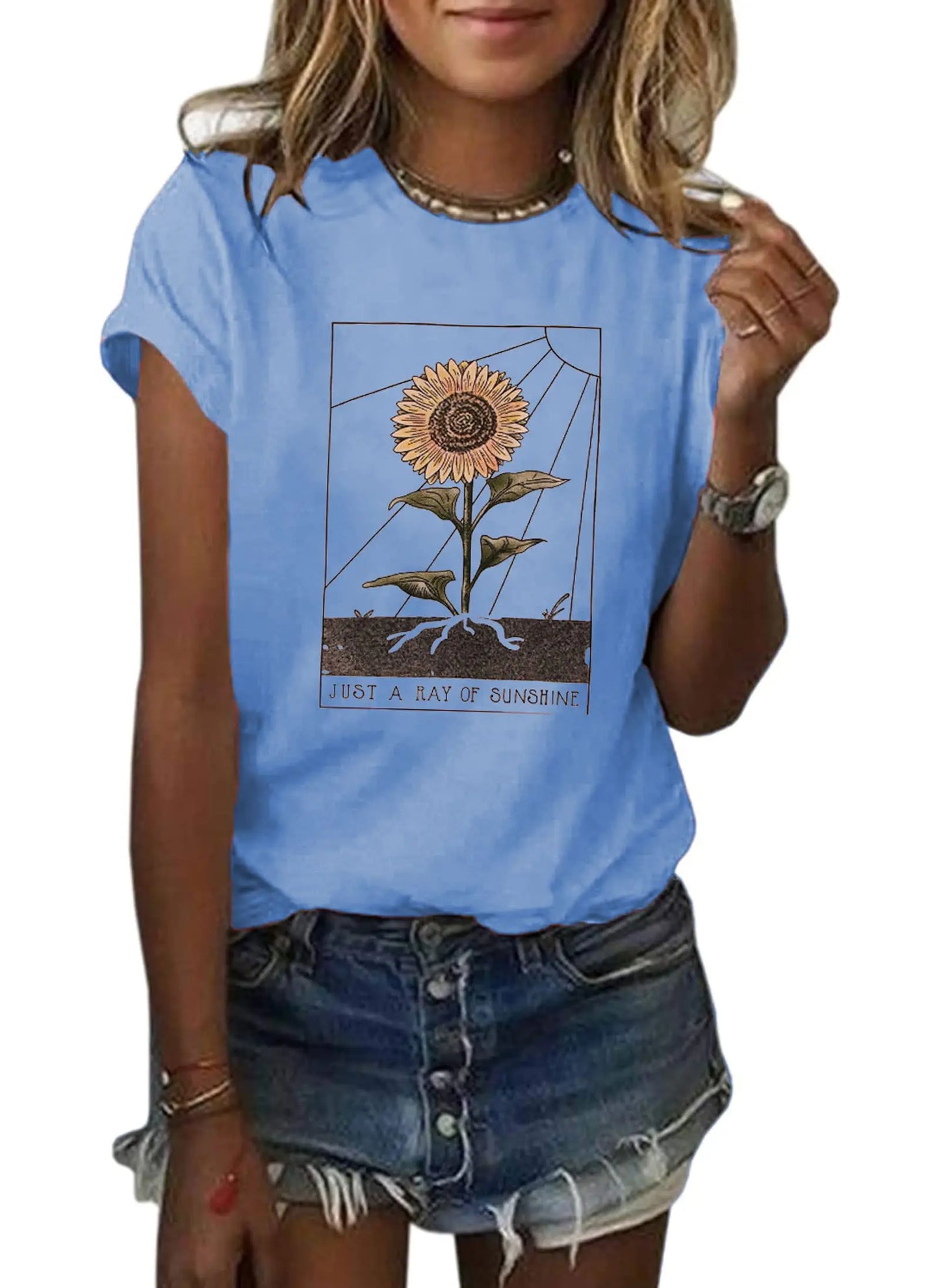 Womens Print Casual Tee