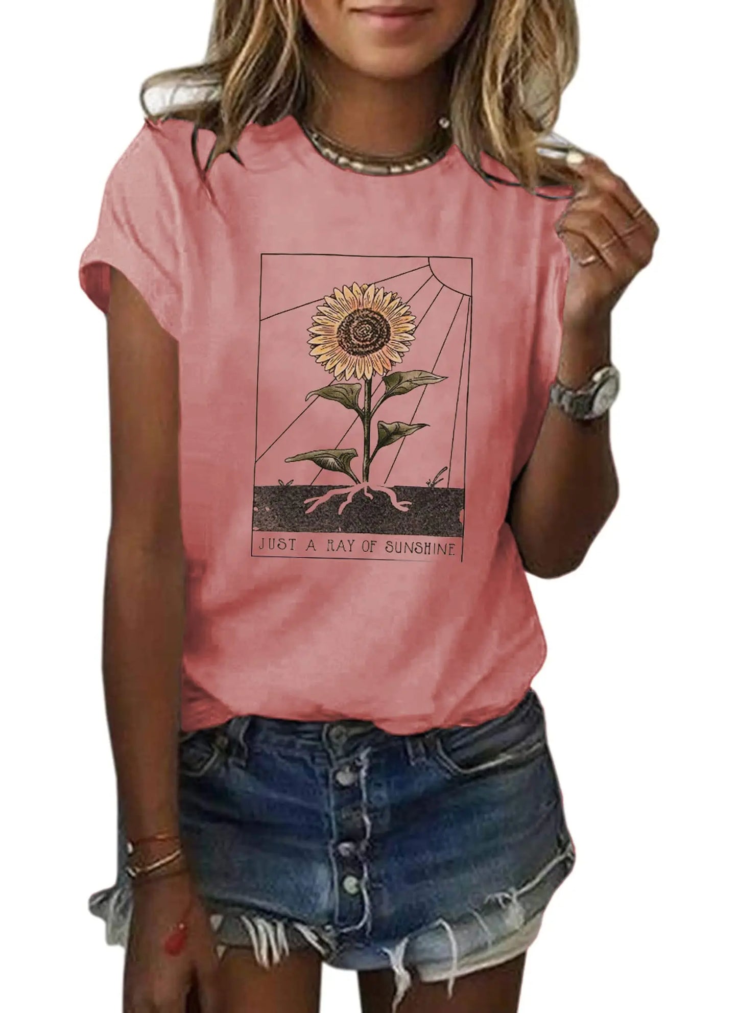 Womens Print Casual Tee