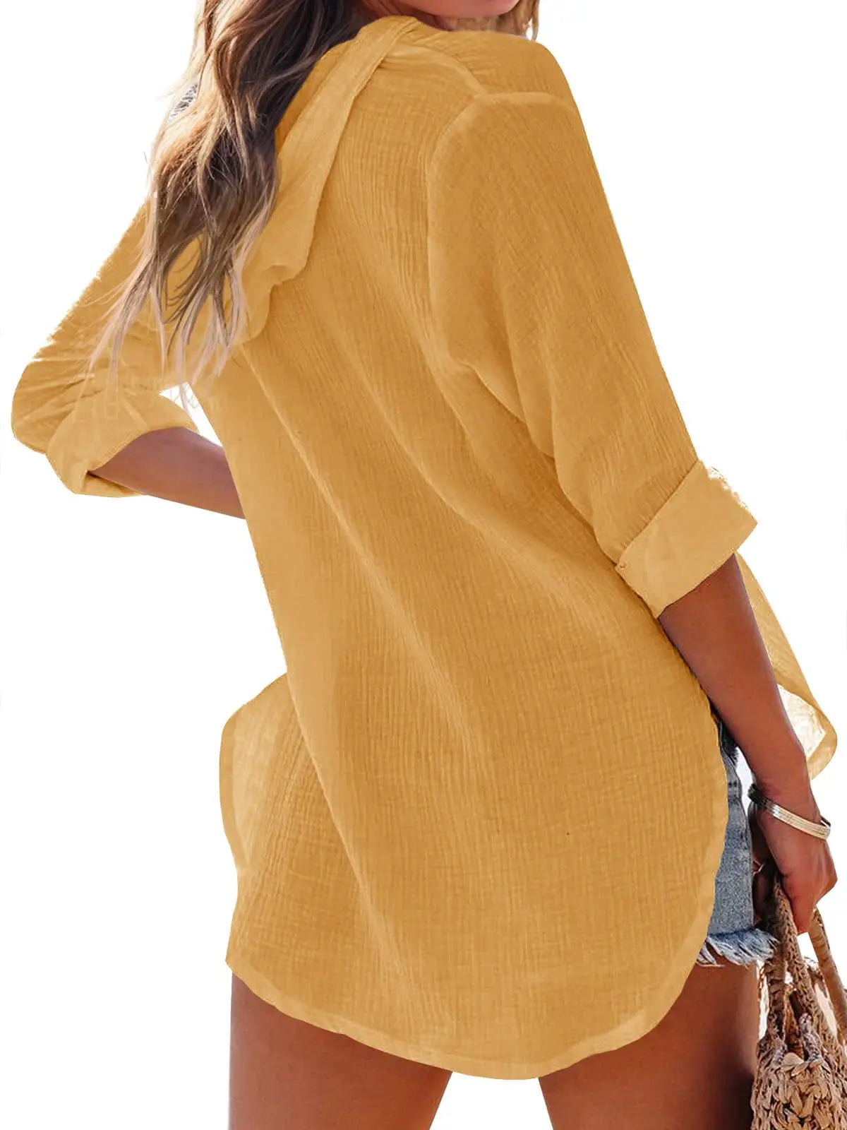 Women's Hooded Shirt With Pocket