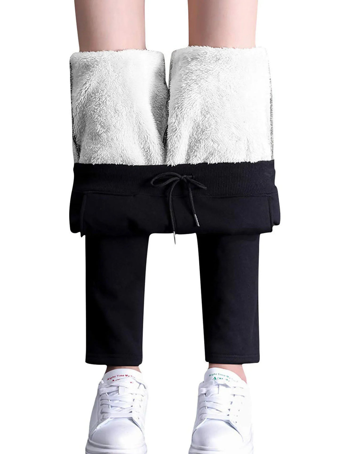 Women Fleece-Lined Jogger Pants
