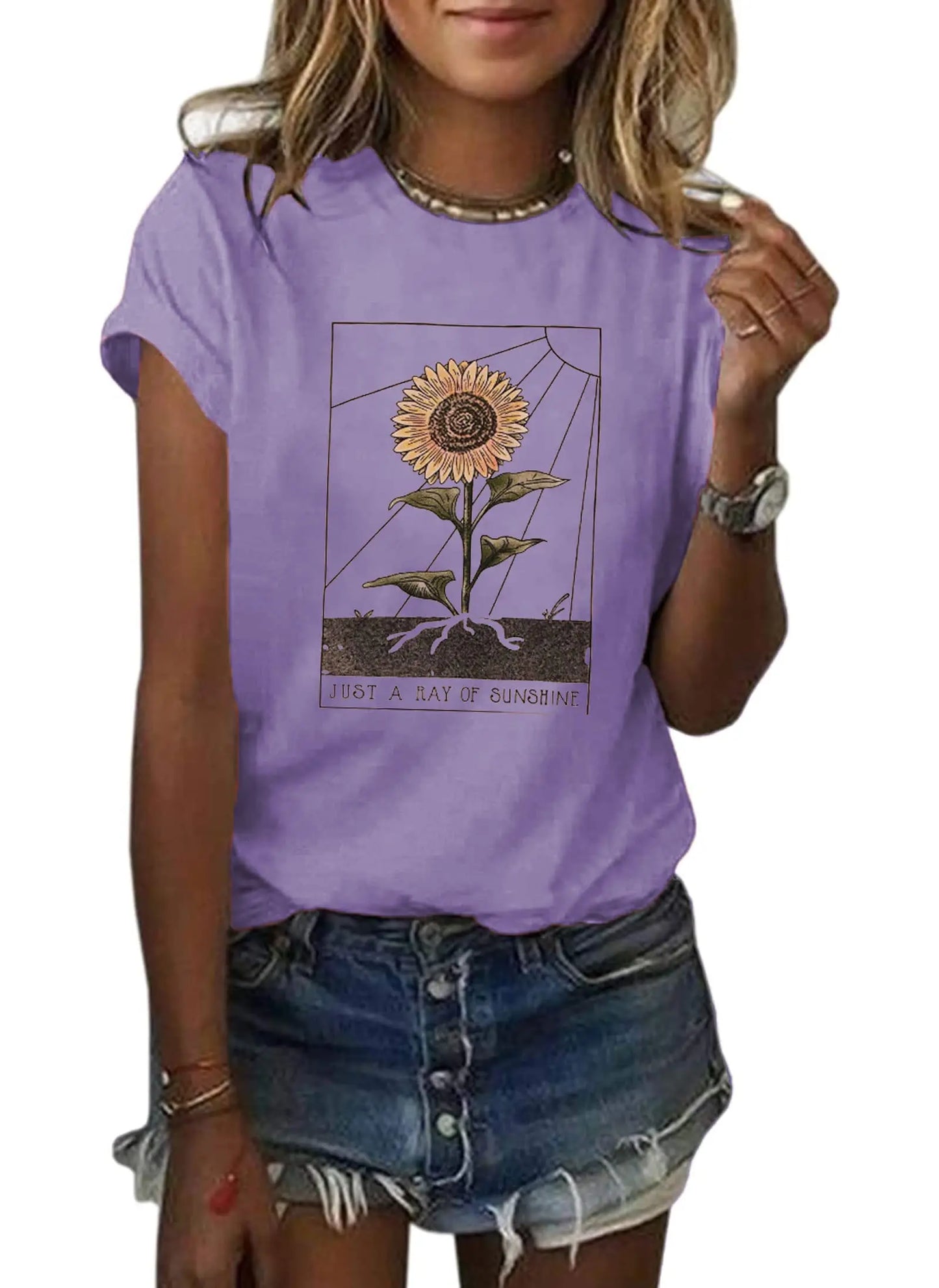 Womens Print Casual Tee