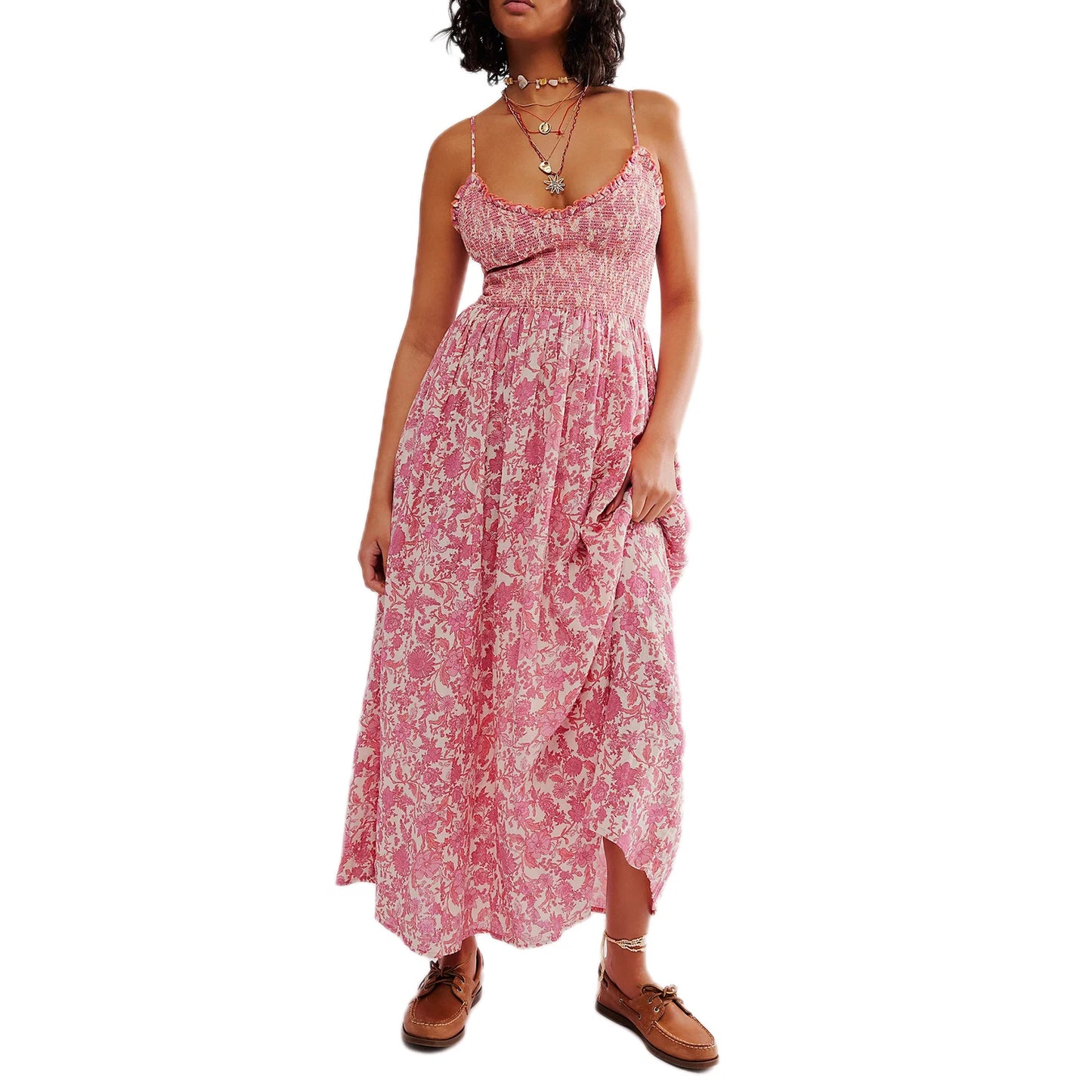 Elegant A-Line Maxi Dress