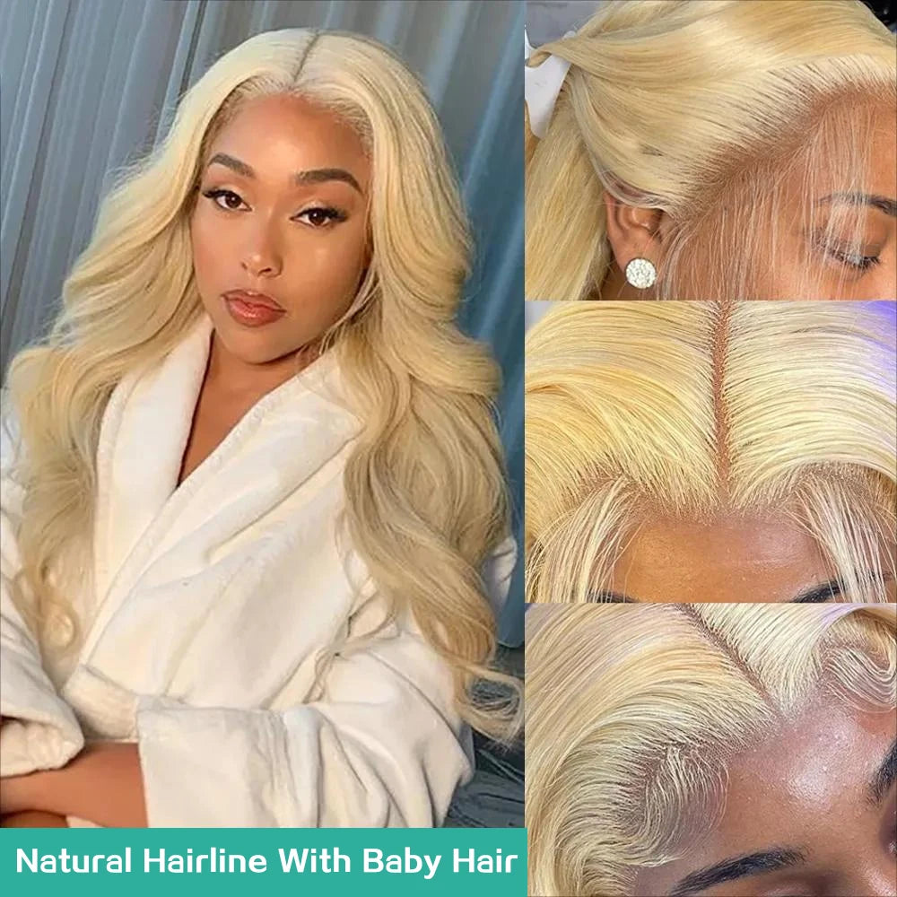 Blonde Body Wave Lace Front For Black Women