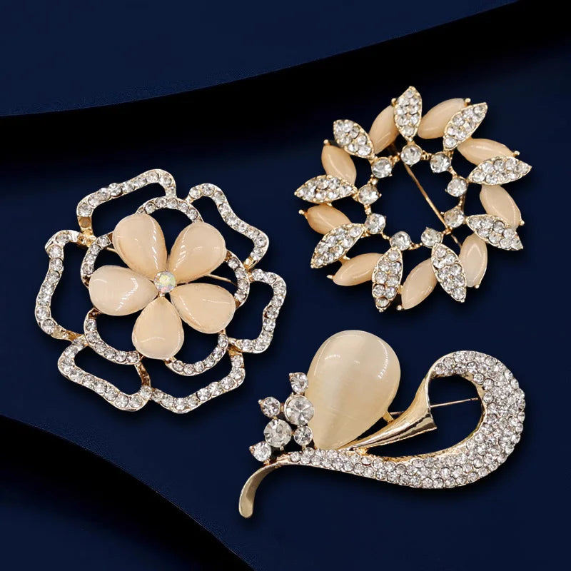 Elegant Metal Brooch