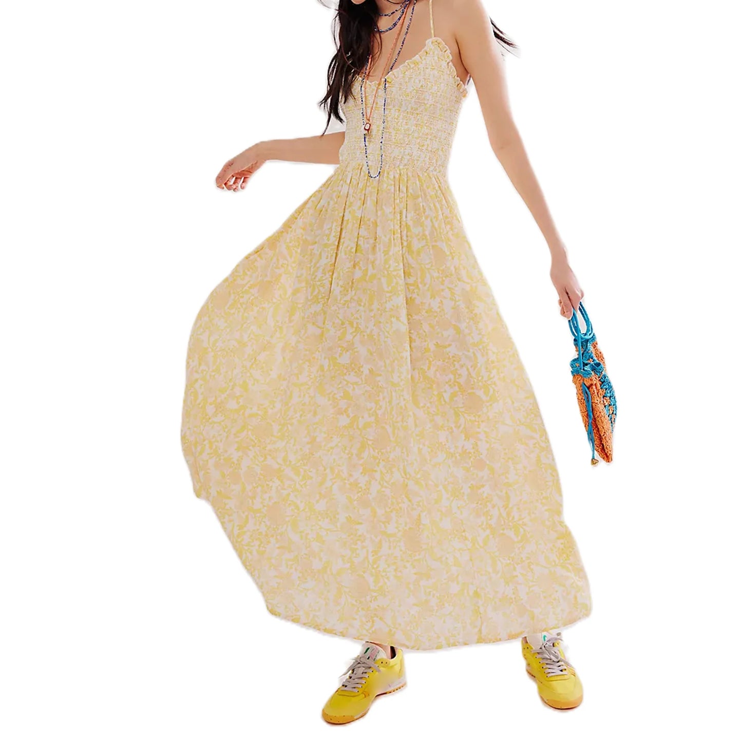 Elegant A-Line Maxi Dress