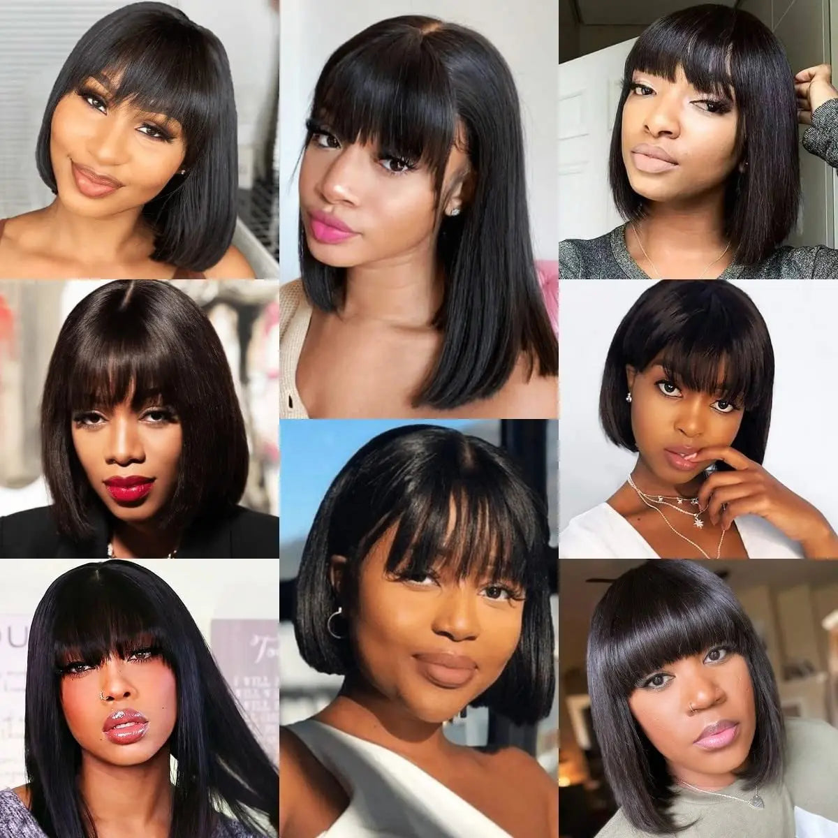 Straight Bob Human Hair Wig
