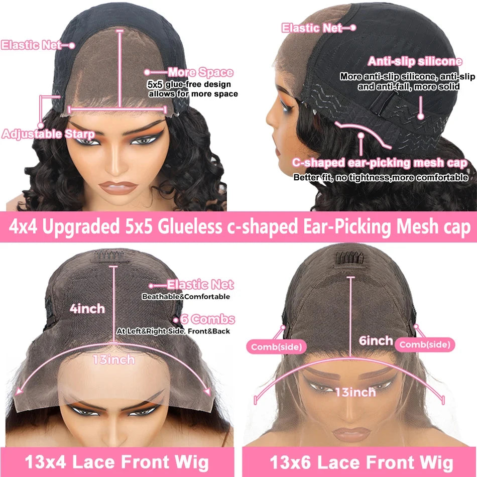 Body Wave Bob Brazilian Human Hair Wig