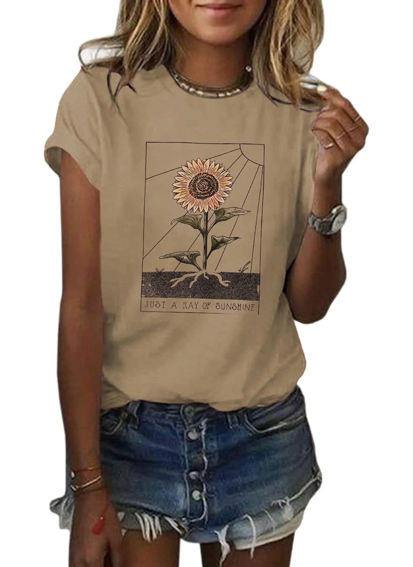 Womens Print Casual Tee