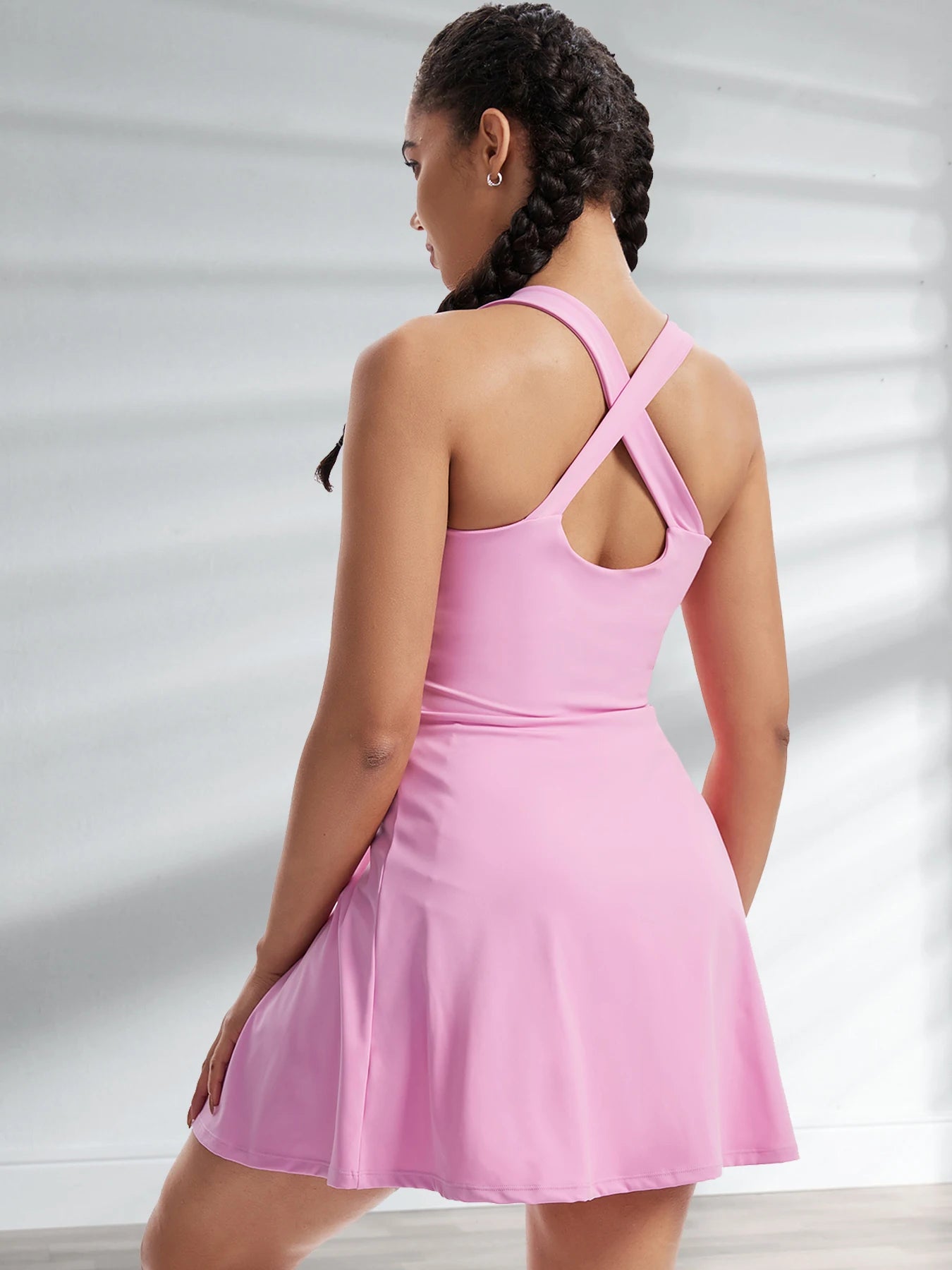 Workout Dress Built-in Shorts