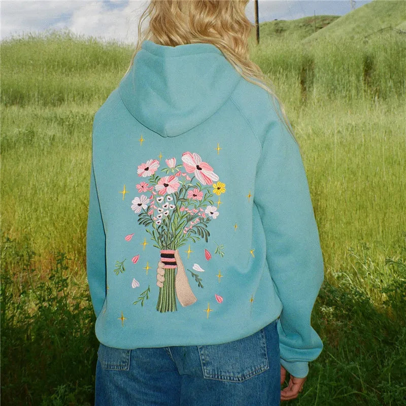 Print Hoodies Vintage Oversized