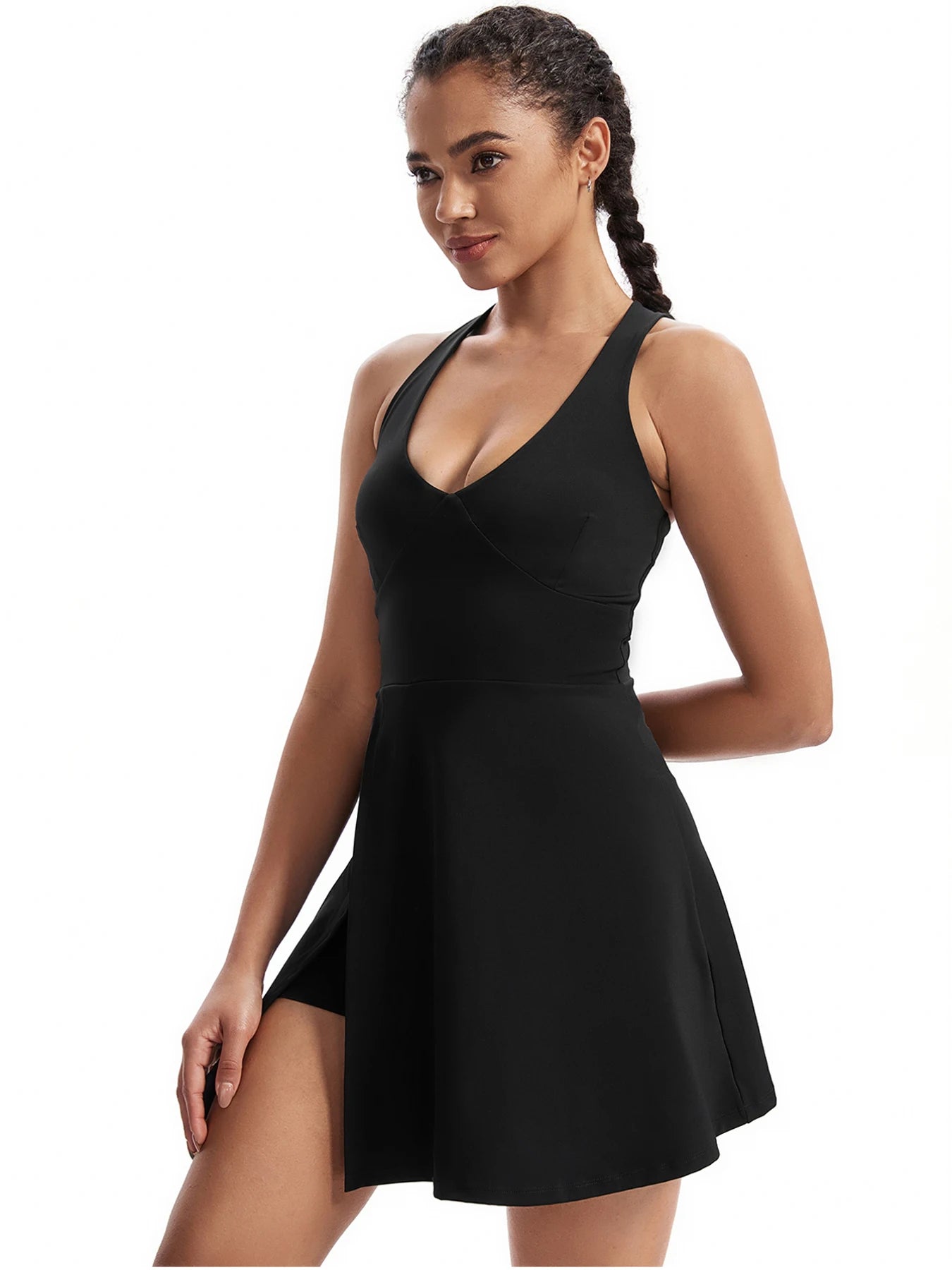 Workout Dress Built-in Shorts