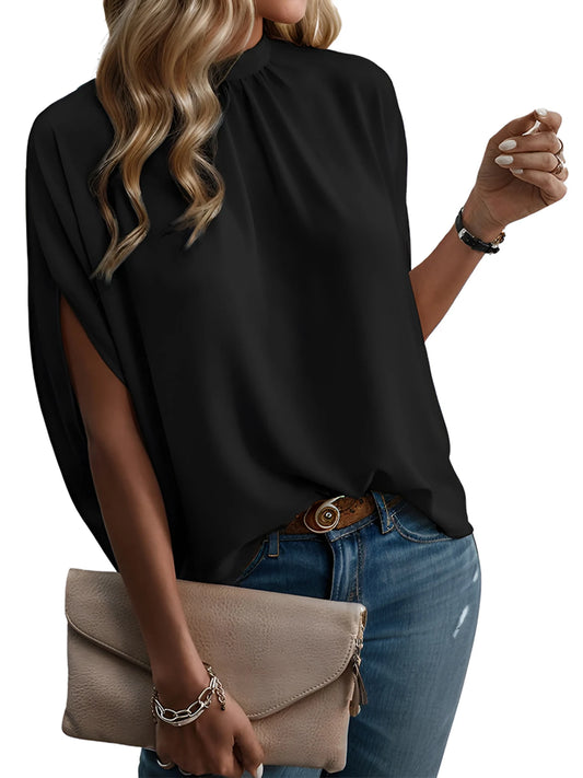 Women's Casual Tie Back Blouse