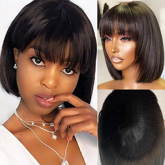 Straight Bob Human Hair Wig