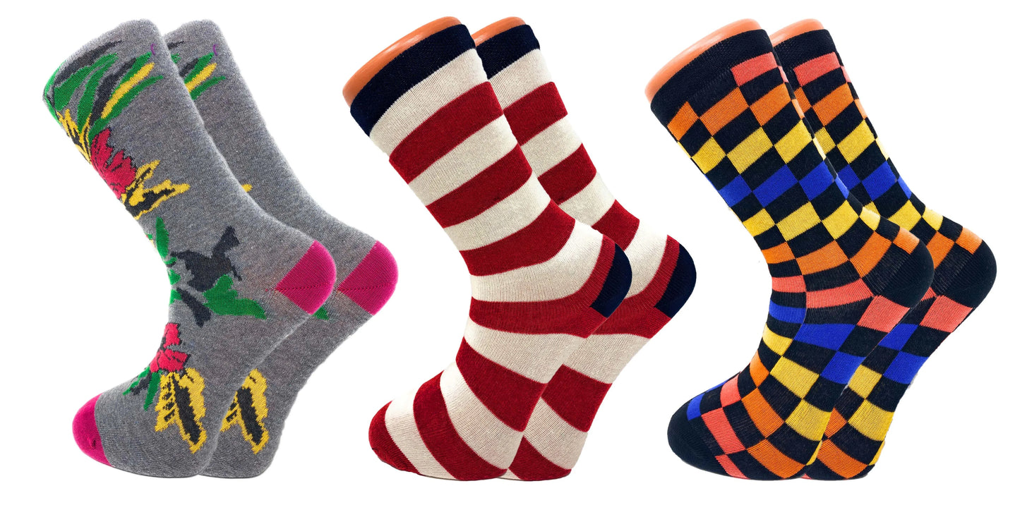 Cotton Crew Dress Socks
