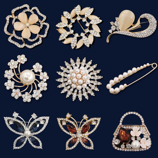 Elegant Metal Brooch