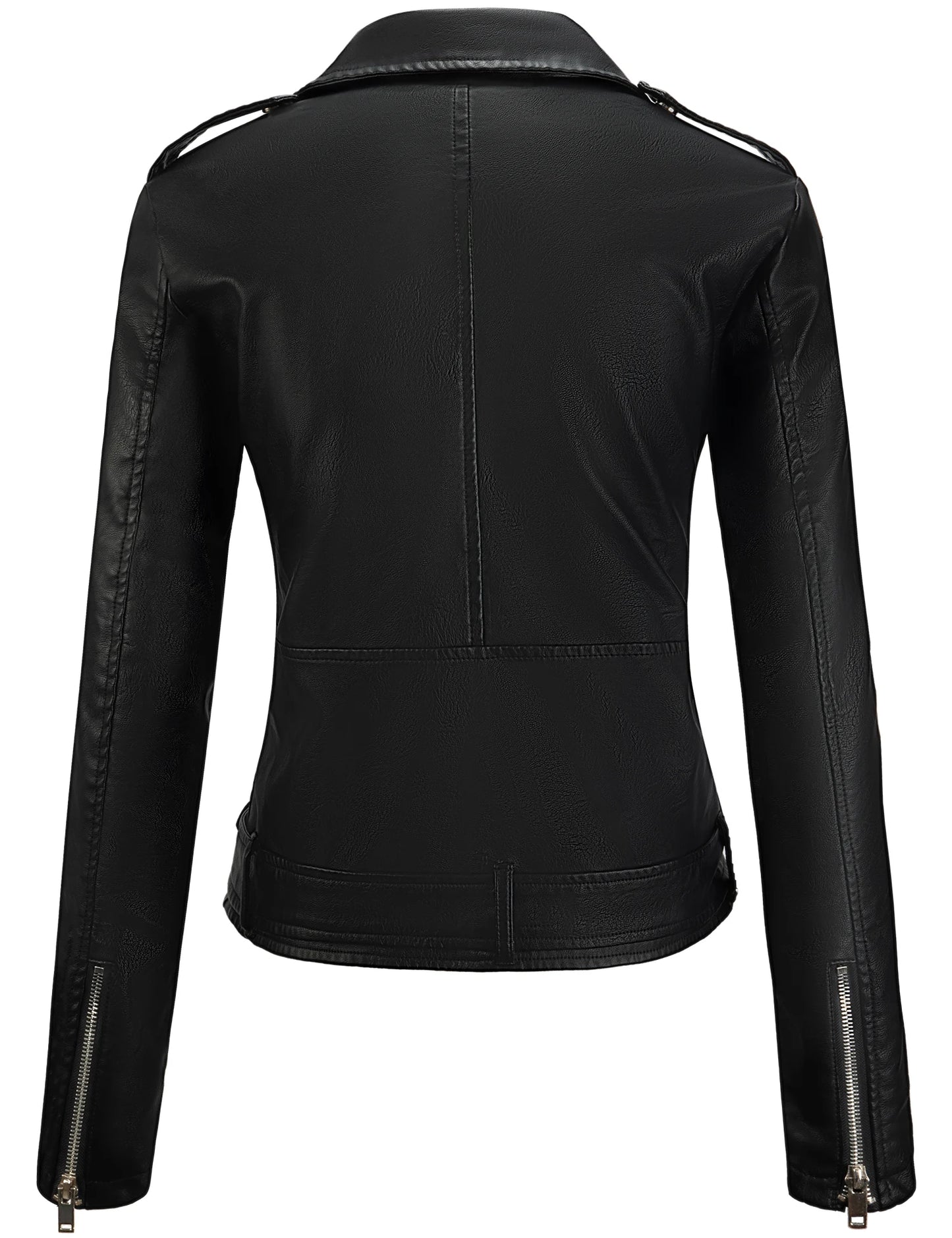 URBEST Women's Faux Leather Jacket