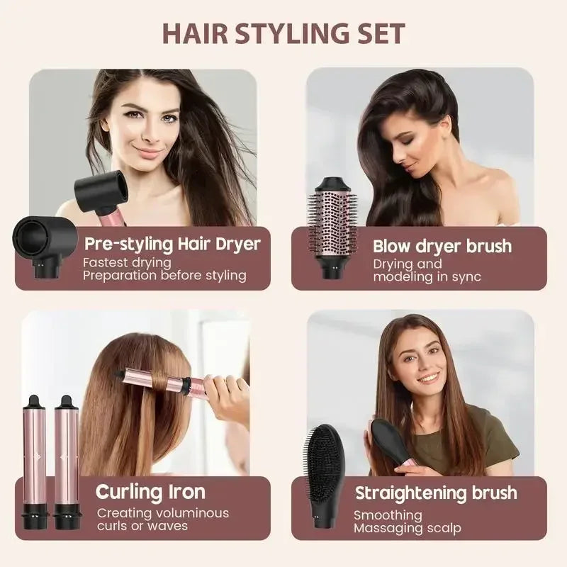 5 in 1 Curling Wand Set