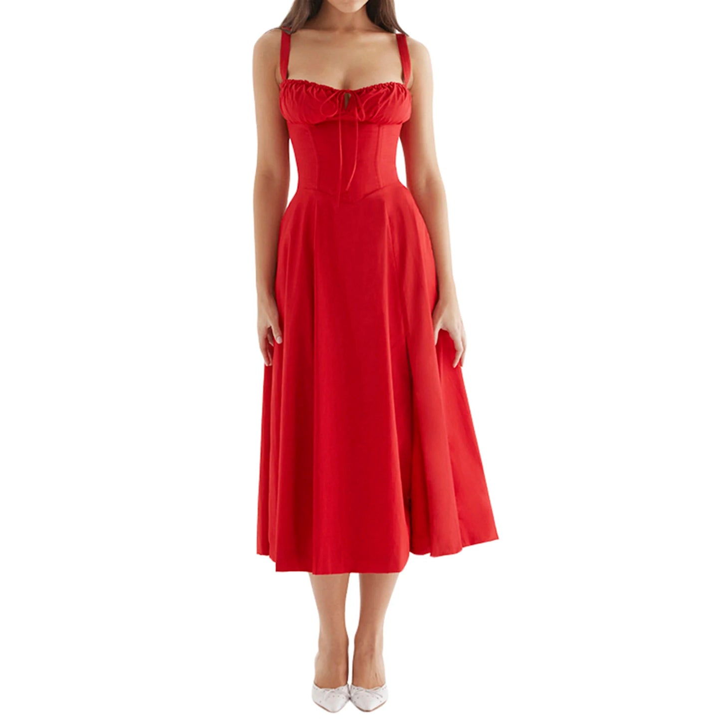 Floral Print Halter Neck Maxi Dress