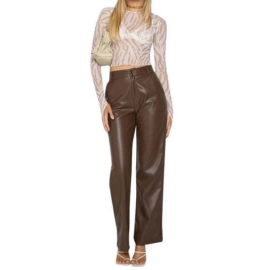 Womens Casual Loose Fit Trousers