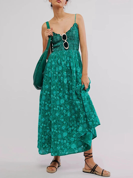 Elegant A-Line Maxi Dress