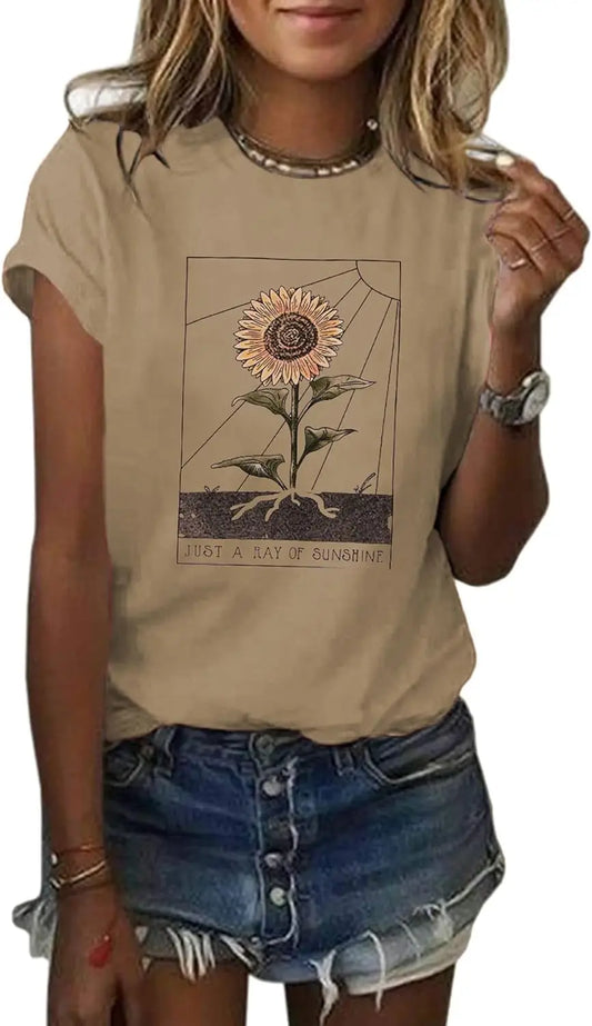 Womens Print Casual Tee
