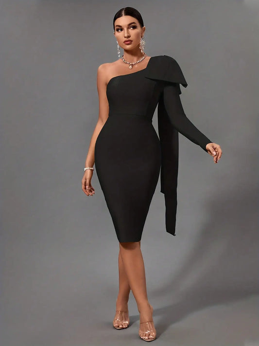 Bandage Dress Black Bodycon Dress