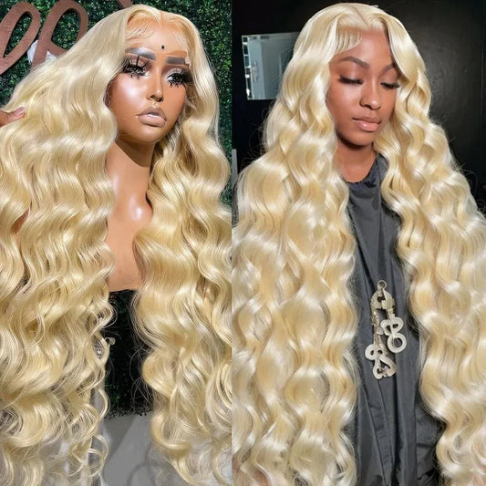 Blonde Body Wave Lace Front For Black Women