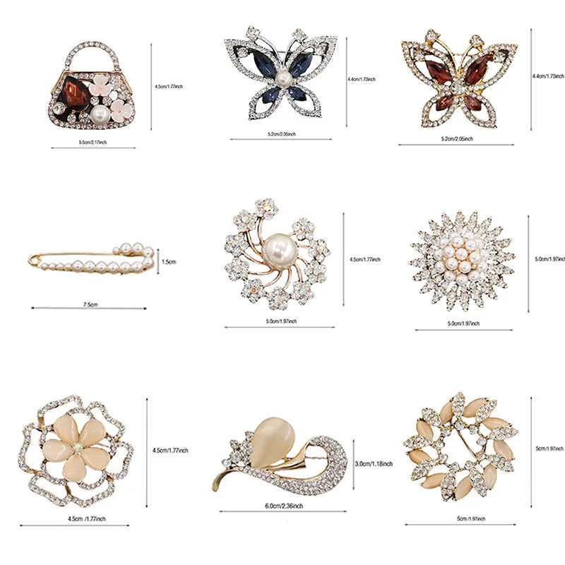 Elegant Metal Brooch