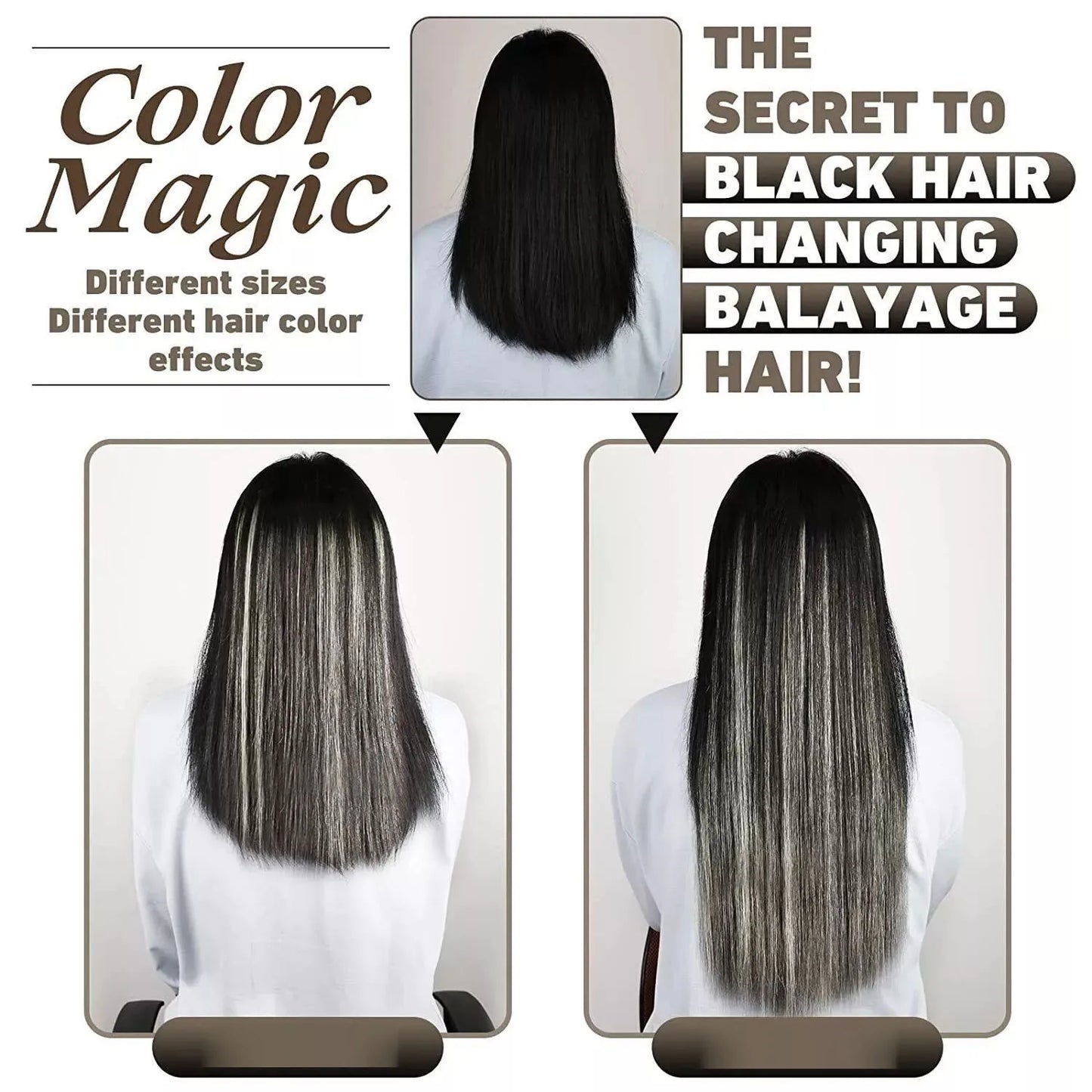 Clip In Extensions140g Gray Human Hair For Women