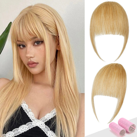 100% Human Invisible Hair Bangs